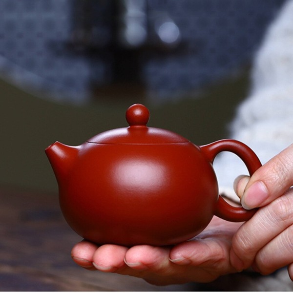 170ml Authentic Yixing Purple Clay Teapot Raw Ore Xishi Tea Pot