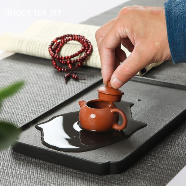 Boutique Mini Teapot Style Tea Pet Ornaments Yixing Zisha Teapet