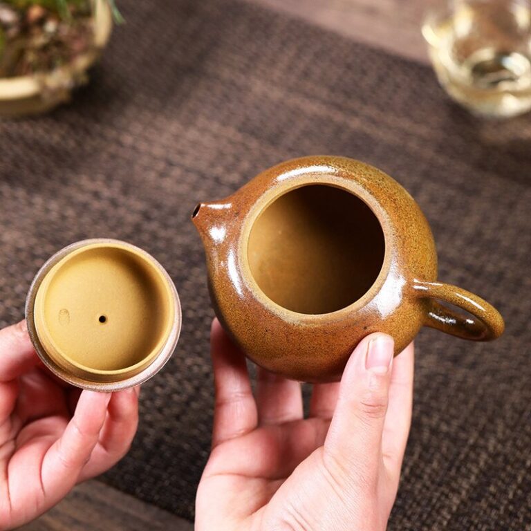 Chinese Yixing Raw Ore Section Mud Xishi 290ml Tea Pot