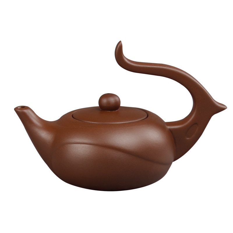 Handmade Zisha Clay Zhu Mud Tea Pot Modern Art Little Fairy Art 110ml Teapot