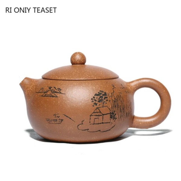 Large Capacity 310ml Handmade Yixing Zisha Tea Pot