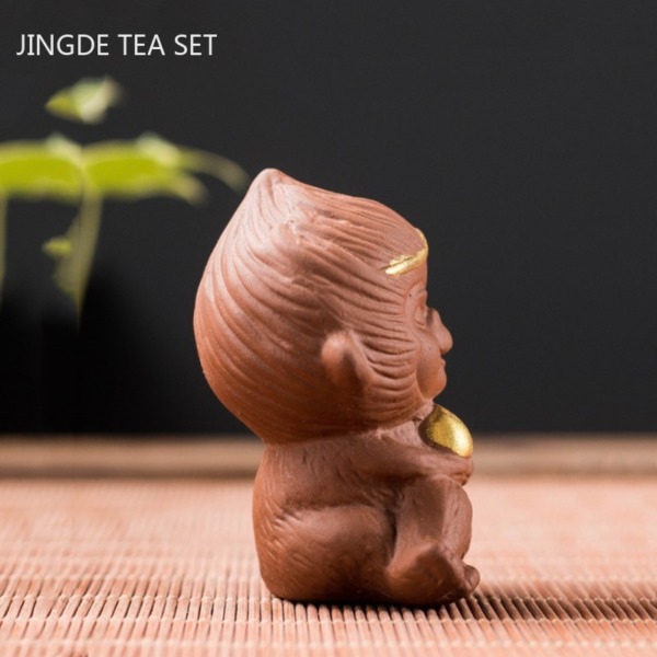 Monkey King Model Handmade Purple Sand Tea Pet Creative Little Monkey Teapet