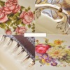 Premium Ivory Porcelain Creative European Style Teaware Set Teapot & Teacups and Tea Tray All In One