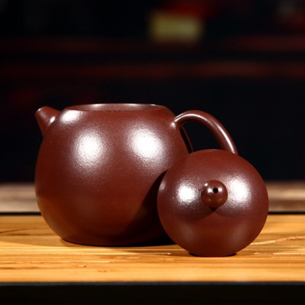 Raw Ore Zhu Mud Dragon Egg 220ml Tea Pot Boutique Yixing Purple Clay Teapot Handmade Teapot