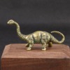 Solid Brass Jurassic Dinosaur Mini Figurines Tea Pet for Home & Office Desktop